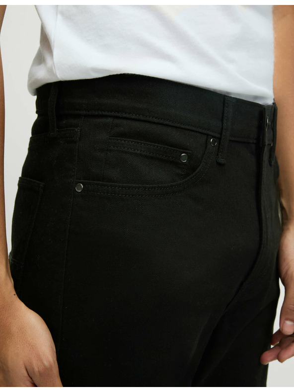 Marks & Spencer Strečové džíny rovného střihu Marks & Spencer černá