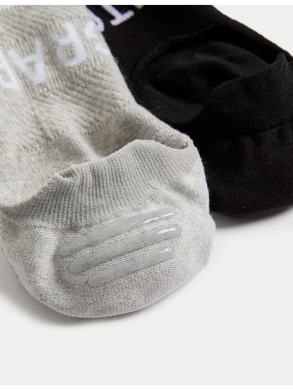 Marks & Spencer 3 ks neviditelných vložek do tenisek Trainer Liners™ ze směsi bavlny Supima® Marks & Spencer vícebarevná