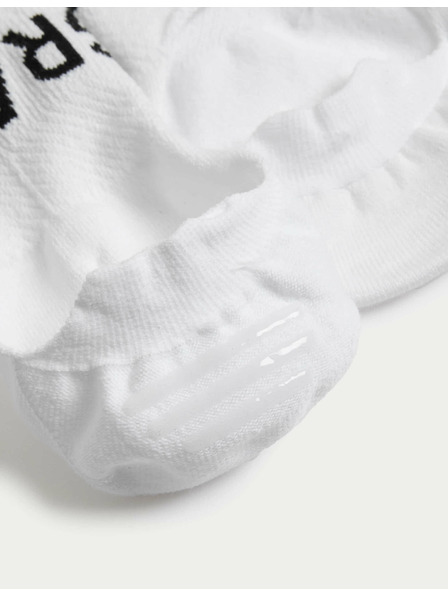 Marks & Spencer 3 ks neviditelných vložek do tenisek Trainer Liners™ ze směsi bavlny Supima® Marks & Spencer bílá