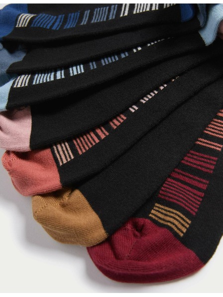 Marks & Spencer 7 párů ponožek Cool & Fresh™ s vysokým podílem bavlny Marks & Spencer černá