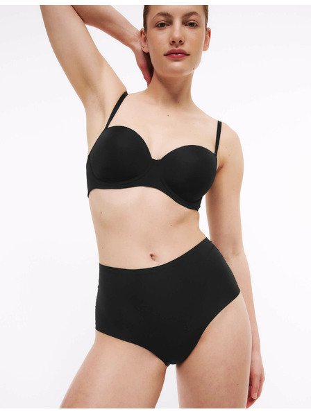 Marks & Spencer Šortkové kalhotky bez viditelných lemů s vysokým pasem, 3 ks v balení Marks & Spencer černá