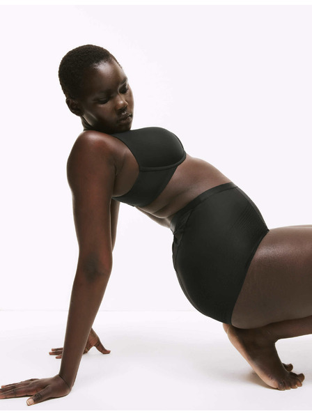 Marks & Spencer Silně zpevňující bezešvé kalhotky do pasu Body Define™ Marks & Spencer černá