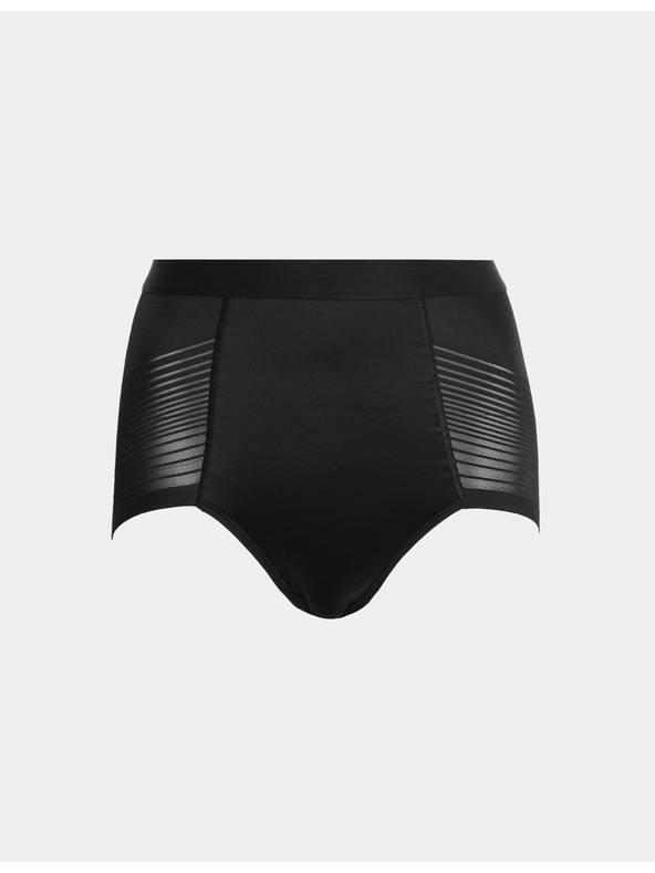 Marks & Spencer Silně zpevňující bezešvé kalhotky do pasu Body Define™ Marks & Spencer černá