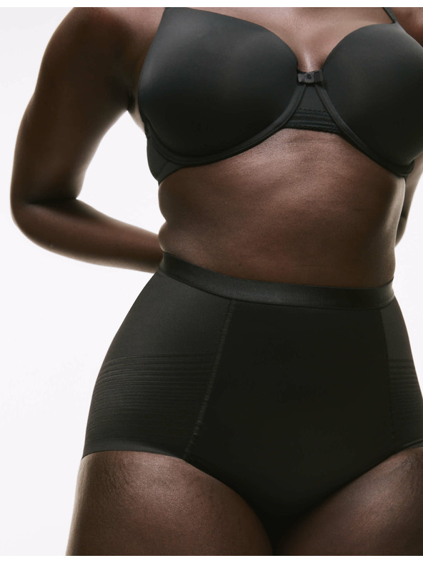 Marks & Spencer Silně zpevňující bezešvé kalhotky do pasu Body Define™ Marks & Spencer černá