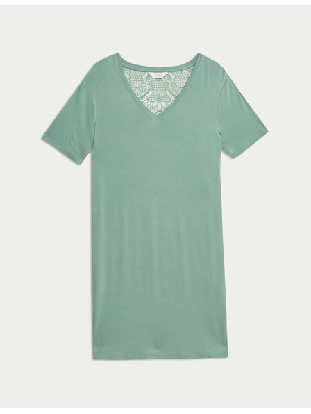 Marks & Spencer Noční košile s krajkou Marks & Spencer zelená