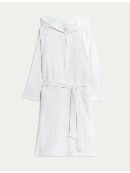 Marks & Spencer Pohodlný žerzejový župan s vaflovým vzorem Marks & Spencer