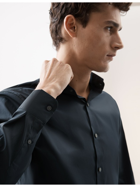 Marks & Spencer Košile úzkého střihu Marks & Spencer námořnická modrá