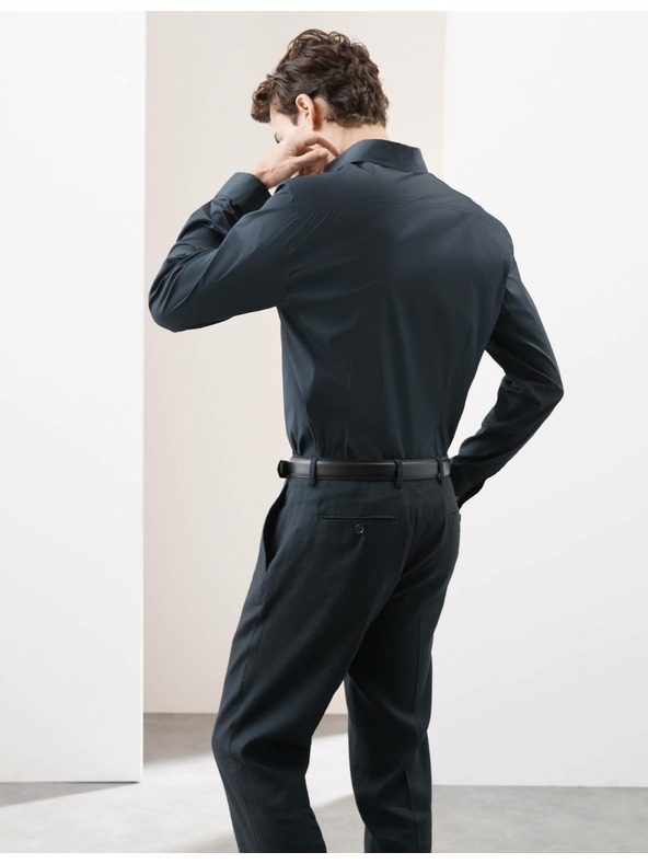 Marks & Spencer Košile úzkého střihu Marks & Spencer námořnická modrá