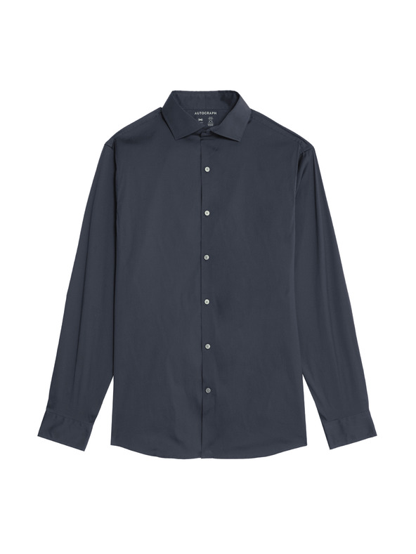 Marks & Spencer Košile úzkého střihu Marks & Spencer námořnická modrá