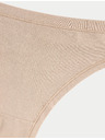 Marks & Spencer Tanga z modalu s technologií Flexifit™, 3 ks Marks & Spencer béžová