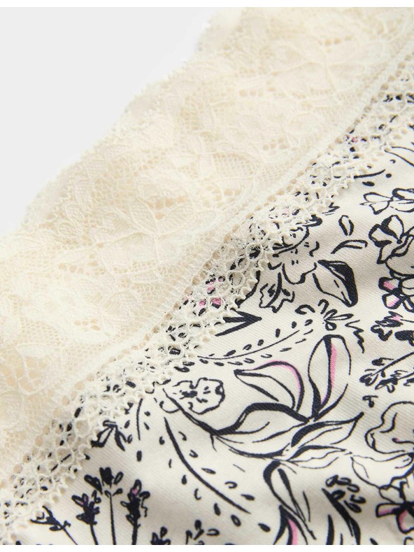 Marks & Spencer Šortkové kalhotky s vysokým pasem 5 ks Marks & Spencer zelená