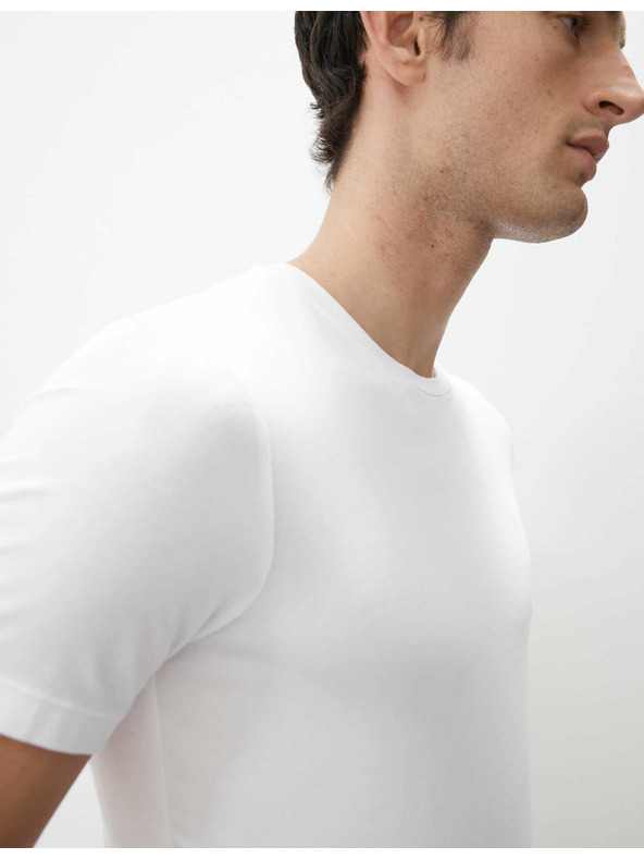Marks & Spencer Tílko z bavlněné směsi Supima® Marks & Spencer bílá