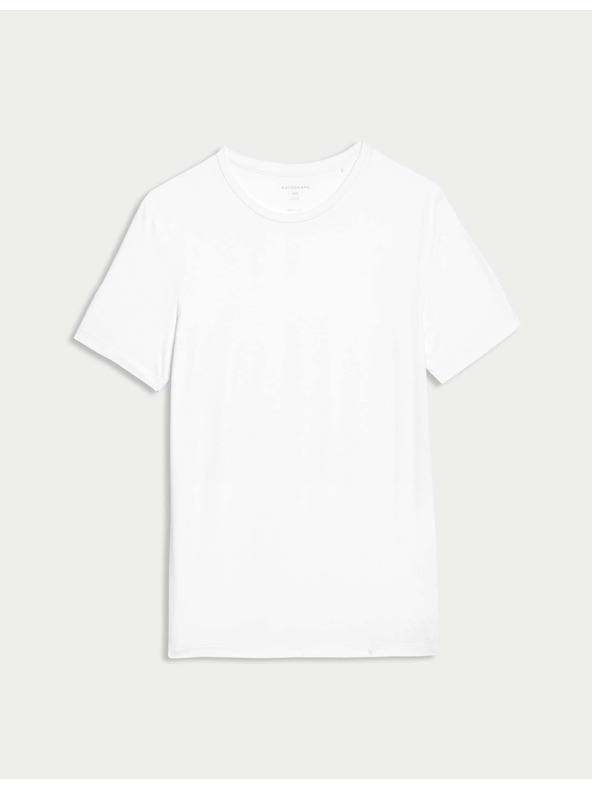 Marks & Spencer Tílko z bavlněné směsi Supima® Marks & Spencer bílá