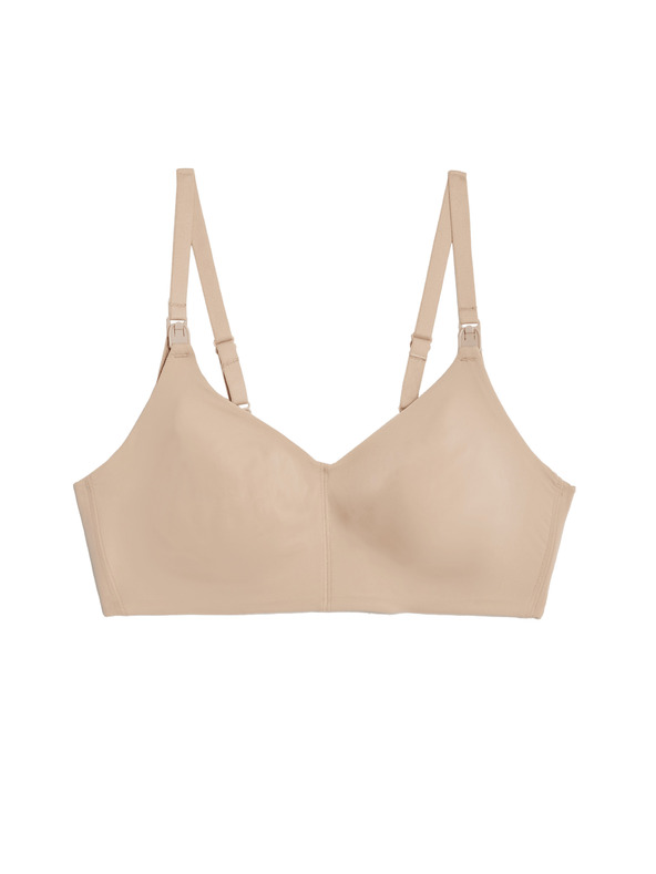 Marks & Spencer Béžová dámská kojicí podprsenka bez kostic Marks & Spencer Flexifit™