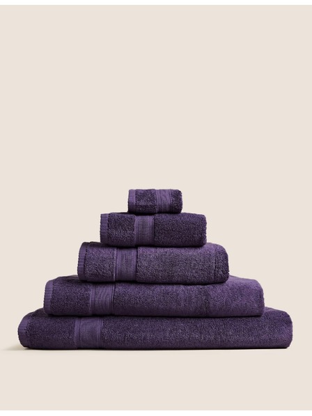 Marks & Spencer Extra jemný antibakteriální ručník z čisté bavlny Marks & Spencer fialová