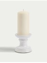 Marks & Spencer Keramický svícen Marks & Spencer bílá