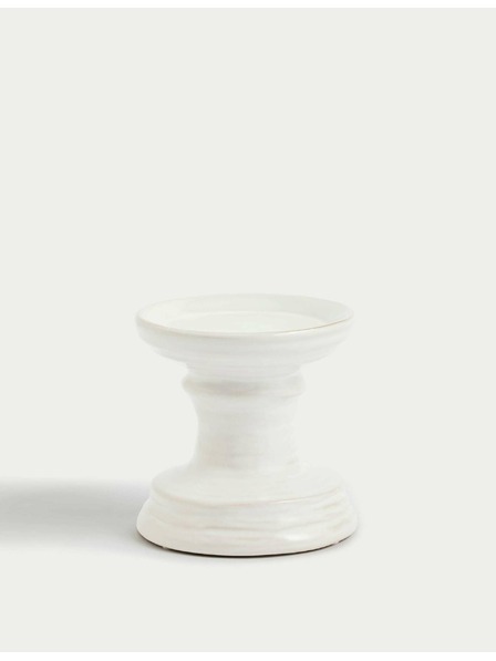 Marks & Spencer Keramický svícen Marks & Spencer bílá