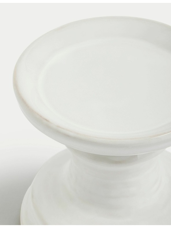 Marks & Spencer Keramický svícen Marks & Spencer bílá