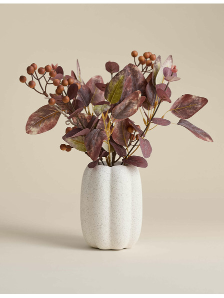 Marks & Spencer Umělé podzimní aranžmá v keramickém květináči Marks & Spencer bílá