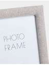 Marks & Spencer Látkový fotorámeček 10 x 15 cm Marks & Spencer šedá