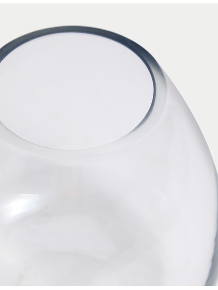 Marks & Spencer Malá skleněná váza ve tvaru slzy Marks & Spencer béžová