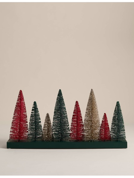 Marks & Spencer Dekorace pokoje s motivem stromové krajiny Marks & Spencer červená