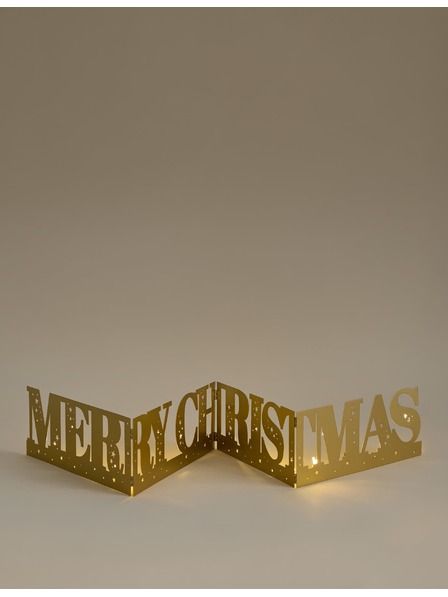Marks & Spencer Svítící vánoční dekorace Marks & Spencer zlatá