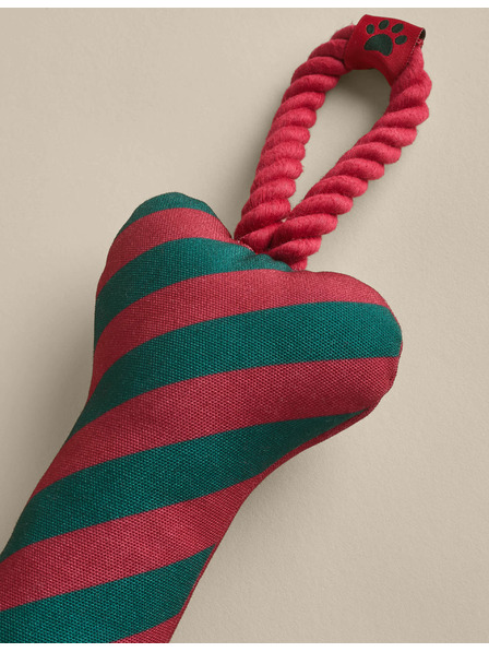 Marks & Spencer Hračka pro psy – pruhovaná kost Marks & Spencer zelená