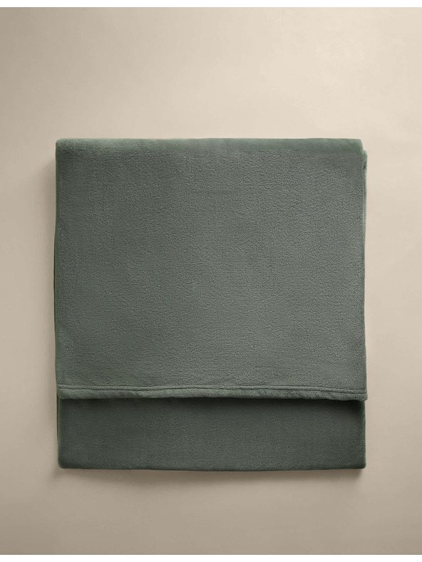 Marks & Spencer Flísový přehoz Marks & Spencer zelená