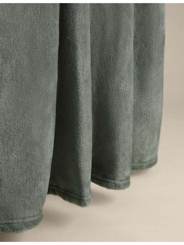 Marks & Spencer Flísový přehoz Marks & Spencer zelená