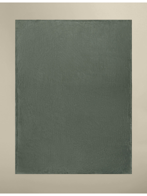 Marks & Spencer Flísový přehoz Marks & Spencer zelená