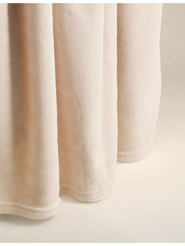 Marks & Spencer Flísový přehoz Marks & Spencer smetanová