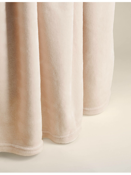 Marks & Spencer Flísový přehoz Marks & Spencer smetanová