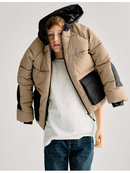 Marks & Spencer Zateplený kabát (6–16 let) Marks & Spencer hnědá