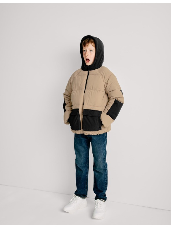 Marks & Spencer Zateplený kabát (6–16 let) Marks & Spencer hnědá