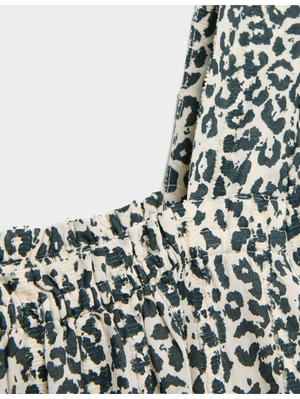 Marks & Spencer Šaty z čisté bavlny s leopardím potiskem (6–16 let) Marks & Spencer hnědá