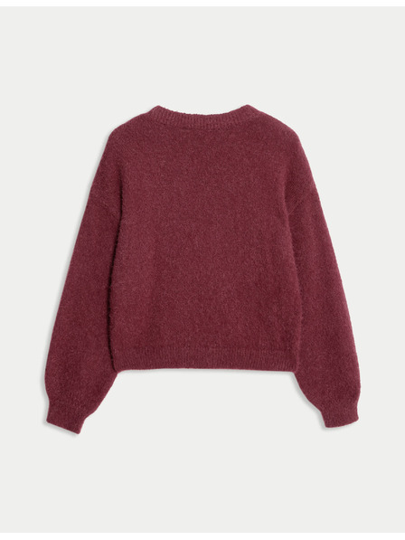 Marks & Spencer Jednobarevný svetr (6-16 let) Marks & Spencer červená