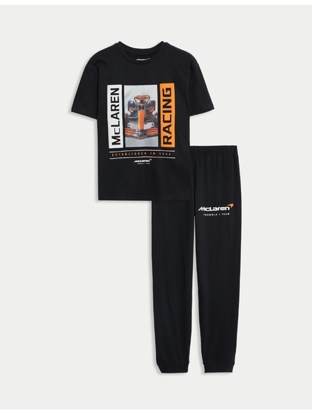 Marks & Spencer Pyžamo McLaren F1 Team z čisté bavlny (6–16 let) Marks & Spencer černá