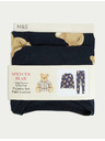 Marks & Spencer Pyžamo z čisté bavlny s motivem Spencer Bear™ (1–16 let) Marks & Spencer námořnická modrá