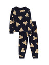 Marks & Spencer Pyžamo z čisté bavlny s motivem Spencer Bear™ (1–16 let) Marks & Spencer námořnická modrá