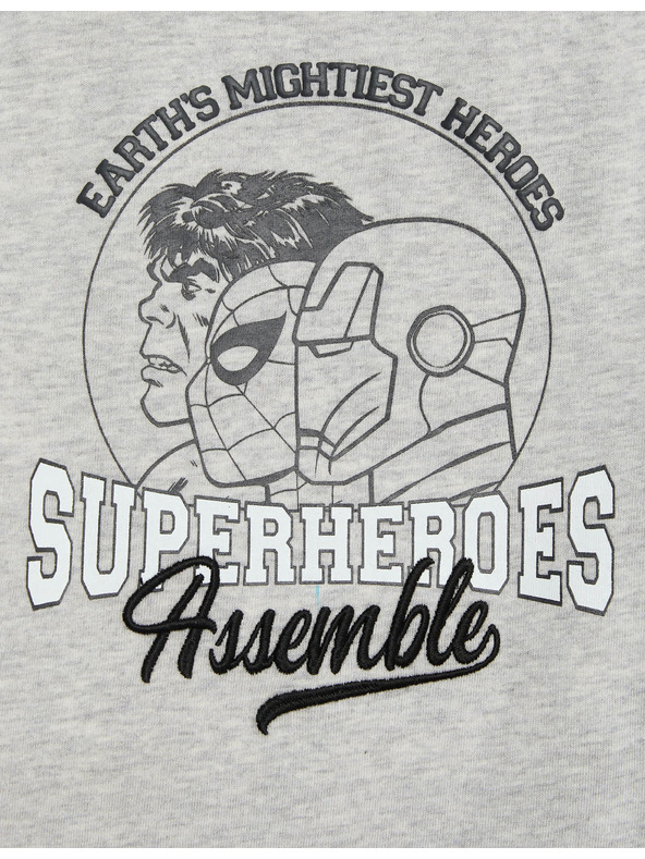 Marks & Spencer Pyžamo s motivem Marvel Avengers™, z čisté bavlny (3–12 let) Marks & Spencer šedá