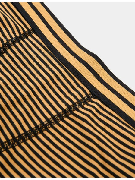 Marks & Spencer Bavlněné pruhované trenýrky se strečem, 5 ks v balení (5–16 let) Marks & Spencer vícebarevná