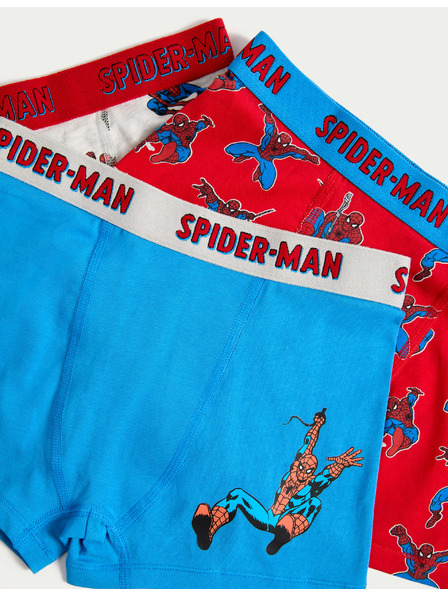 Marks & Spencer Trenýrky s motivem Spider-Man™ s vysokým podílem bavlny, 3 ks v balení (3–10 let) Marks & Spencer vícebarevná