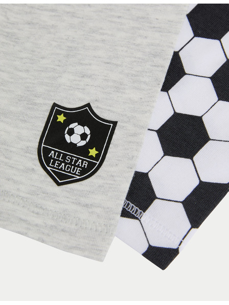 Marks & Spencer Trenýrky s fotbalovým motivem a vysokým podílem bavlny (5–16 let), 5 ks Marks & Spencer vícebarevná