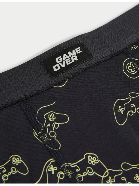 Marks & Spencer Bavlněné trenýrky se strečem a herním motivem, 5 ks v balení (5–16 let) Marks & Spencer vícebarevná