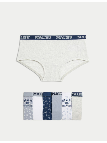 Marks & Spencer Šortky s vysokým podílem bavlny Malibu, 7 ks (5–16 let) Marks & Spencer vícebarevná