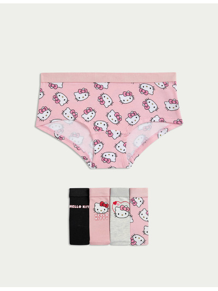 Marks & Spencer Šortky Hello Kitty™ s vysokým podílem bavlny, 5 ks (5–16 let) Marks & Spencer vícebarevná