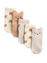 Marks & Spencer Balení 5 párů dětských ponožek Spencer Bear s vysokým podílem bavlny (0–3 roky) Marks & Spencer vícebarevná