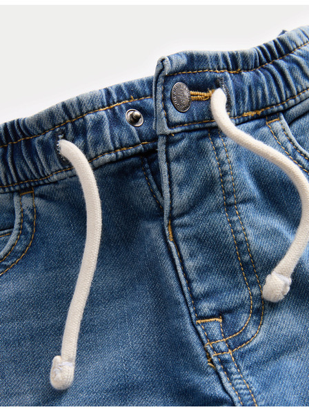 Marks & Spencer Džíny s pohodlným pasem, rovnými nohavicemi a vysokým podílem bavlny (2–8 let) Marks & Spencer námořnická modrá