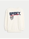 Marks & Spencer Mikina Spider-Man™ s vysokým podílem bavlny (2–8 let) Marks & Spencer smetanová